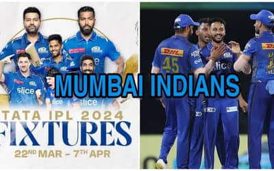 MI Schedule IPL 2024 ? Mumbai Indians Match List, Time Table for Phase 1, Complete Squad Details