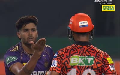 IPL 2024: Harshit Rana penalised for his aggressive send-off to Mayank Agarwal in KKR vs SRH game