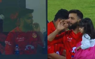 WATCH: Pakistani Player Caught Smoking Cigarette in Dressing Room in the PSL 2024 Final
