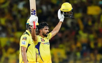 CSK vs LSG: Ruturaj Smacked Knocking Hundred, Second of His Career and First In Indian Soil
