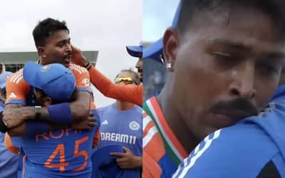 Watch: Hardik Pandya breaks down in tears as he helps India lift T20 World Cup 2024?