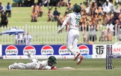 PAK vs BAN: Pakistan all out for 274 runs as Mehidy Hasan Miraz picks up a five-wicket haul