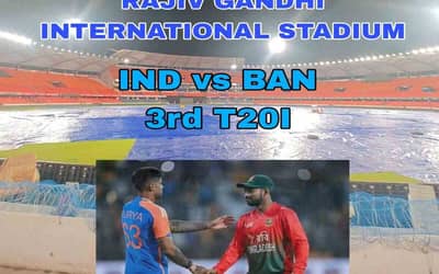 IND vs BAN 3rd T20I Weather Forecast, Rajiv Gandhi International Stadium Pitch Report