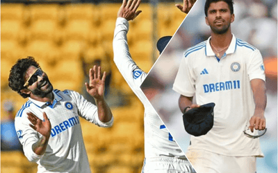 IND vs NZ: Jadeja?s five-for and Sundar?s four-for land India an early upper hand on Day 1