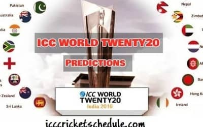 ICC T20 World Cup 2016 Schedule, Time Table, Fixtures and Teams