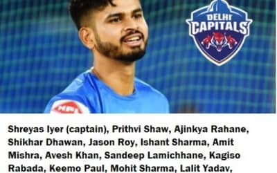 DREAM11 IPL 2020 : Delhi Capitals (DC) Squad Analysis : Strengths, Weaknesses, Prediction