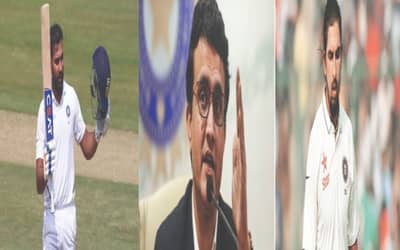 BCCI President Sourav Ganguly opens up about Rohit and Ishant Sharma
