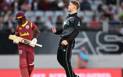 New Zealand vs West Indies 1st T20I: Neesham?s 48 unbeaten outplayed Pollard?s 75 blitz