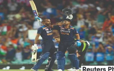 Hardik Pandya and Shikhar Dhawan power India to a series win against Australia