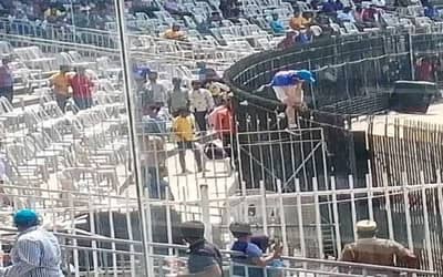 India vs England 2nd Test: Fan breaches the bio-bubble of the players during the lunch