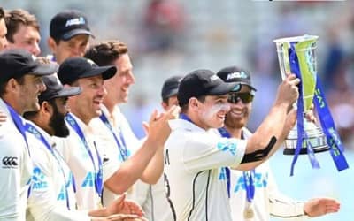 Kane Williamson-led New Zealand overtakes India to become number 1 Test team