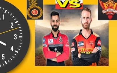 VIVO IPL 2021: RCB vs SRH 2021 Today Match 52, RCB vs SRH Scorecard, Playing XI, Live Updates and The Winner is Sunrisers Hyderabad