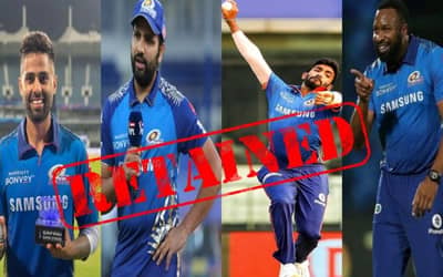 MI Full Players List in IPL 2022 - Retained, Released, Updated Squad after Mega Auction