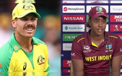 Australian David Warner bags ICC Player of the Month award for November, WI?s Hayley Matthews secured women?s award
