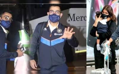 India tour of South Africa: Virat Kohli requests photographers not to take his daughter?s pictures as he leaves for South Africa