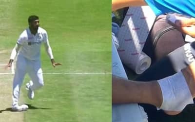 SAvsIND: Jasprit Bumrah twisted his ankle severely during day 3 of SAvsIND 1st test