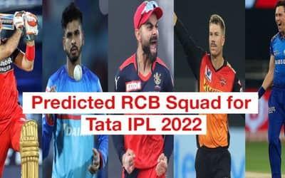 Predicted IPL 2022 Squad of Royal Challengers Bangalore (RCB)?