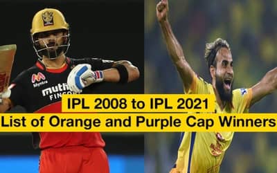 Complete List of Orange Cap &amp; Purple Cap Winner from IPL 2008 to IPL 2021 &amp; IPL 2022