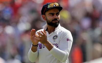 Virat Kohli starts practising ahead of the Test series against Sri Lanka