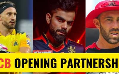 IPL 2022: Top 3 Possible Opening Partnerships for Royal Challengers Bangalore