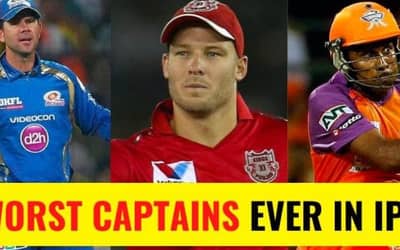 Top 5 Worst Captains in the History of IPL