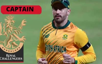 Royal Challengers Bangalore Names Faf Du Plessis as Captain.?