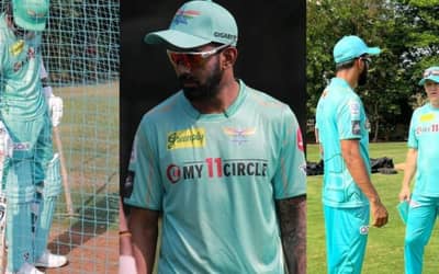 Lucknow Super Giants new jersey for IPL 2022, KL Rahul begin his IPL training