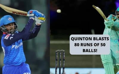 IPL 2022, LSG VS DC Highlights, De Kock Blasts 80 in 52, LSG Win by 6 Wickets.