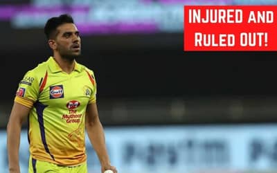TATA IPL 2022: Deepak Chahar Ruled out of TATA IPL 2022.&nbsp;