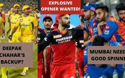TATA IPL 2023: Suggestions for Each IPL Team. ?