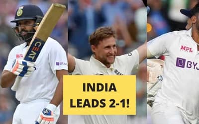 India VS England Test Series: Quick Recap of the First 4 Tests. India Leads 2-1.?