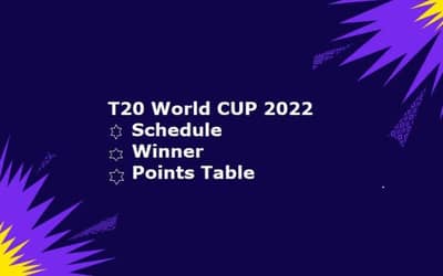 ICC T20 World Cup 2022 Points Table