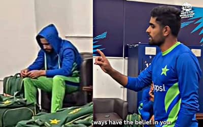Ind vs Pak: This is how Babar excited his disappointed teammates after the defeat.