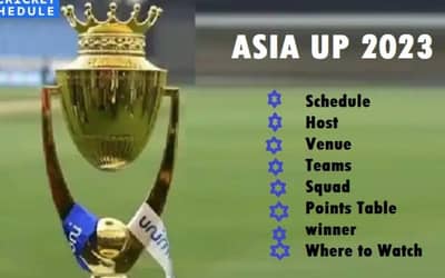 Asia Cup 2023 Schedule, Format, Venue, Teams, Squad, Points Table, PDF, Live Telecast, and Winning Prediction