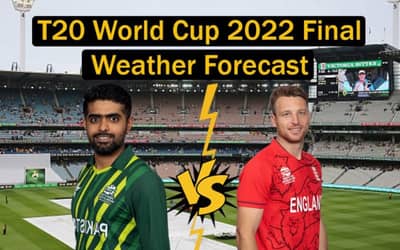 T20 World Cup 2022 Final Pakistan vs England MCG Weather Forecast, Pitch Report