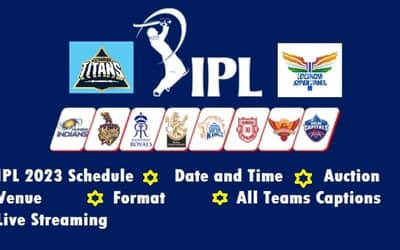 IPL 2023 Schedule, Date and Time, Auction, Venue, Format, All Teams Captions, Live Streaming iplt20.com