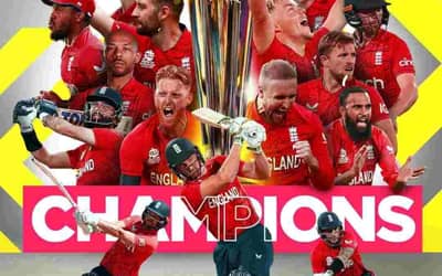 T20 World Cup 2022: England are the New World T20 Champions, beating Pakistan by 5 wickets