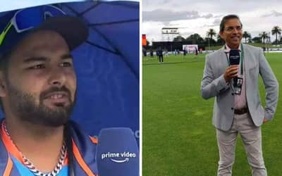 Rishabh: "Compare my stats once I'm 30-32," Pant loses his cool on the comparison question.