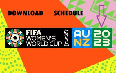 FIFA Women's World Cup 2023 Schedule PDF Download