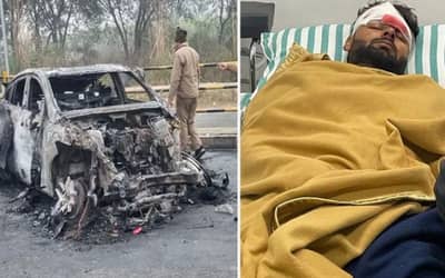 Rishabh Pant Car accident while travelling to Uttarakhand, suffers injury