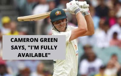 Cameron Green Says ?I?m Fully Available? for TATA IPL 2023. Rubbishes Reports of Unavailability. &nbsp;
