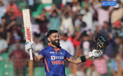IND vs SL ODI: Virat Kohli scored his 45th century against Sri Lanka, second century in a month