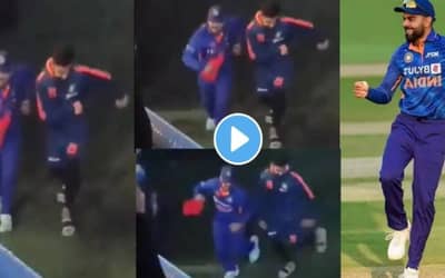 INDvSL: Watch Virat Kohli, Ishan dance at Eden Gardens laser show after clinching the ODI series against Sri Lanka