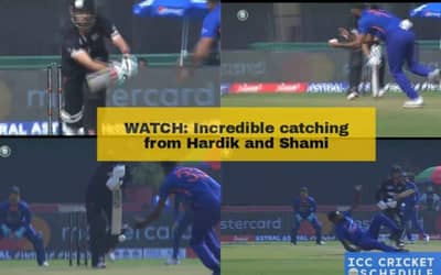 IND vs NZ: Watch Hardik and Shami's incredible catches left New Zealand reeling | India vs New Zealand 2nd ODI&nbsp;