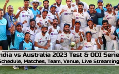 India vs Australia 2023 Schedule Test &amp; ODI, Team, Time Table, Squad, Matches, Live Streaming Complete Details