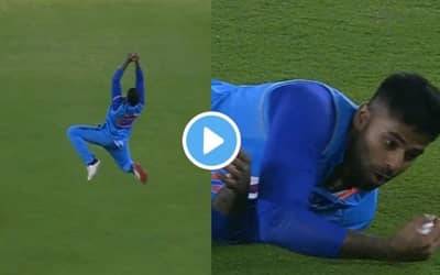 Watch: Surya Kumar Yadav takes incredible catches at slip and along boundary line.