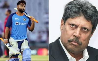 "I want to slap Rishabh;" Kapil Dev expresses his tough love for recovering Rishabh Pant.