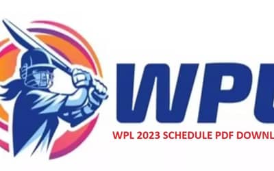 WPL 2023 Schedule PDF Download