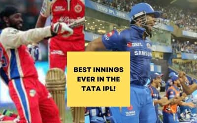 TATA IPL 2023: A Look at Top 5 Memorable Innings in the History of TATA IPL. &nbsp;