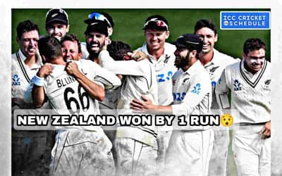 NZ vs ENG,2nd Test Match: New Zealand beat England by one run in a thrilling match, read full match highlights in one click